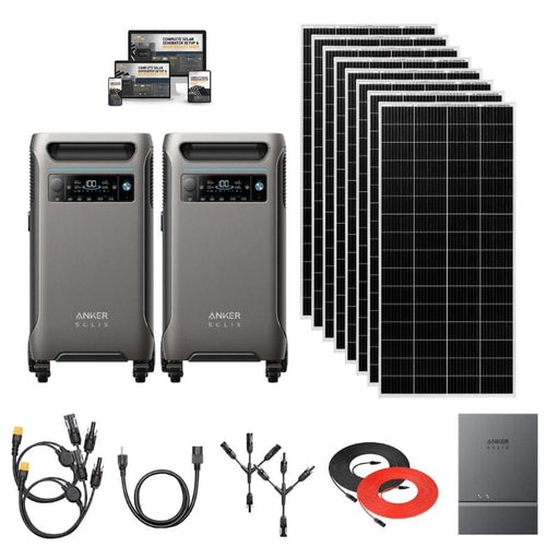 Anker SOLIX F3800 Home Power Solutions: Choose Your Custom Bundle | 5-Year Warranty | Complete Solar Kit