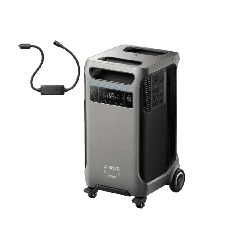 Anker F3800 [PLUS] - 3,840Wh / 6,000W Portable Power Station | 120V/240V Output | 3,200W Solar Input | Choose Your Bundle Option | 5-Year Warranty - ShopSolar: Complete Solar Kits + Lifetime Customer Support