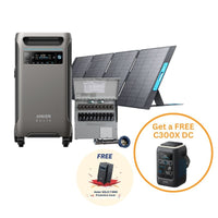 Anker SOLIX F3800 Branded Kits: 3,840Wh / 6,000W Solar Power Station + Anker 400W Solar Panels | Choose Your Bundle | 5-Year Warranty | Complete Solar Kit - ShopSolar.com