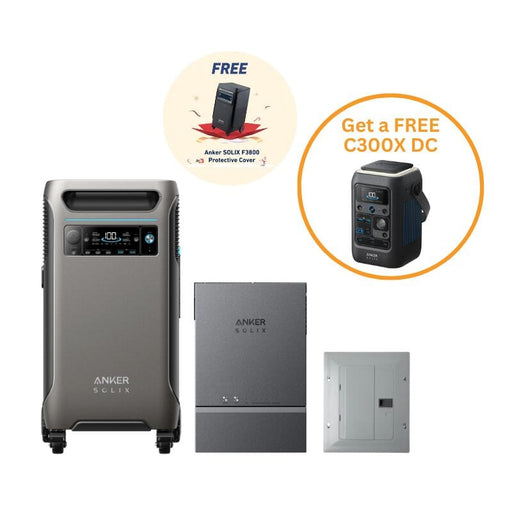 Anker SOLIX F3800 Accessory Bundles: 3,840Wh / 6,000W Power Station + Accessories | No Solar Panels | 5-Year Warranty - ShopSolar.com