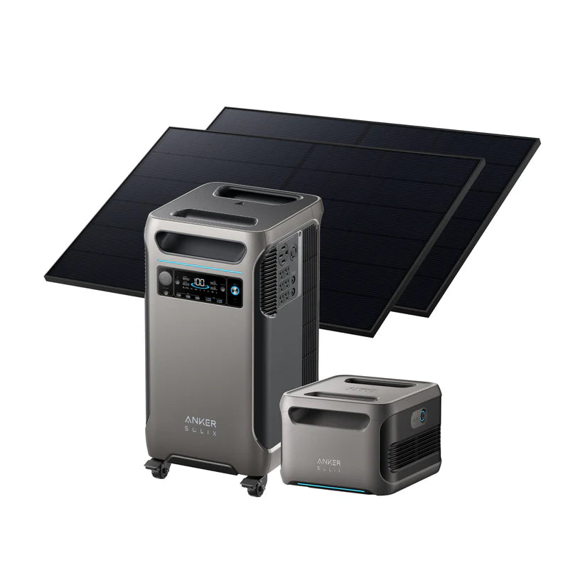 Anker F3800 - 3,840Wh / 6,000W Solar Power Station | 1,600W Solar Input | Choose Your Custom Bundle | 5-Year Warranty | Complete Solar Kit