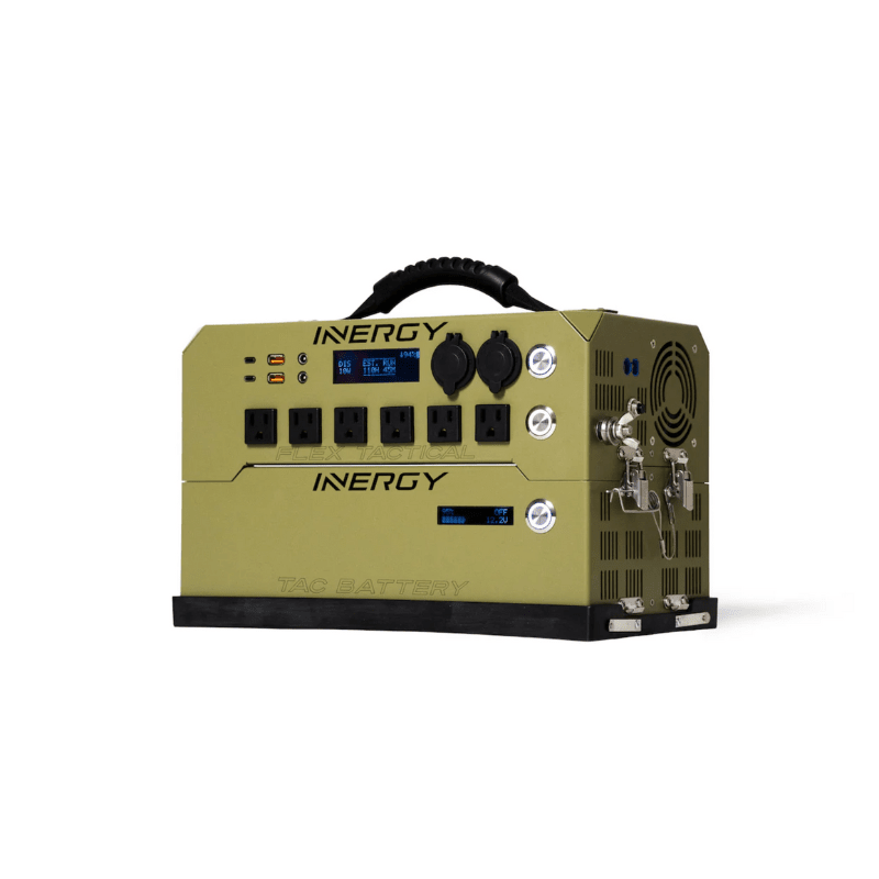 Inergy Flex Tactical 1500 - 1,500W / 1,058Wh Modular Solar Generator | Add up to 5 x Batteries + up to 2kw of Solar Input | 2-Year Warranty - ShopSolar: Complete Solar Kits + Lifetime Customer Support