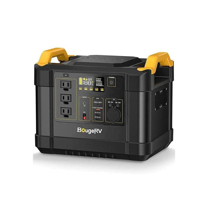 BougeRV FORT 1000 | 1120Wh / 1000W LiFePO4 Power Station + Choose Your Custom Bundle | Portable Solar Kit - ShopSolar.com
