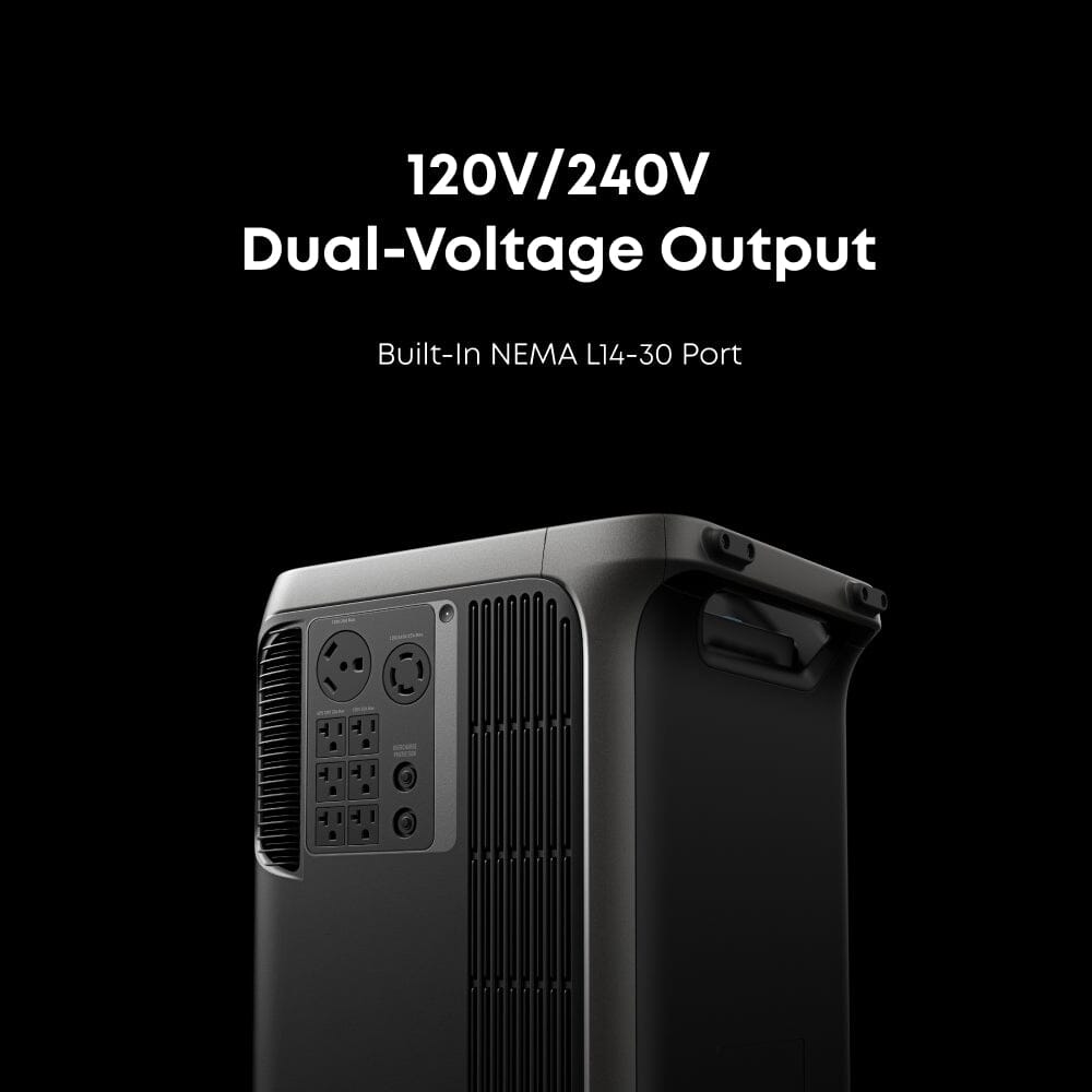 Anker F3800 [PLUS] - 3,840Wh / 6,000W Portable Power Station | 120V/240V Output | 3,200W Solar Input | Choose Your Bundle Option | 5-Year Warranty - ShopSolar: Complete Solar Kits + Lifetime Customer Support