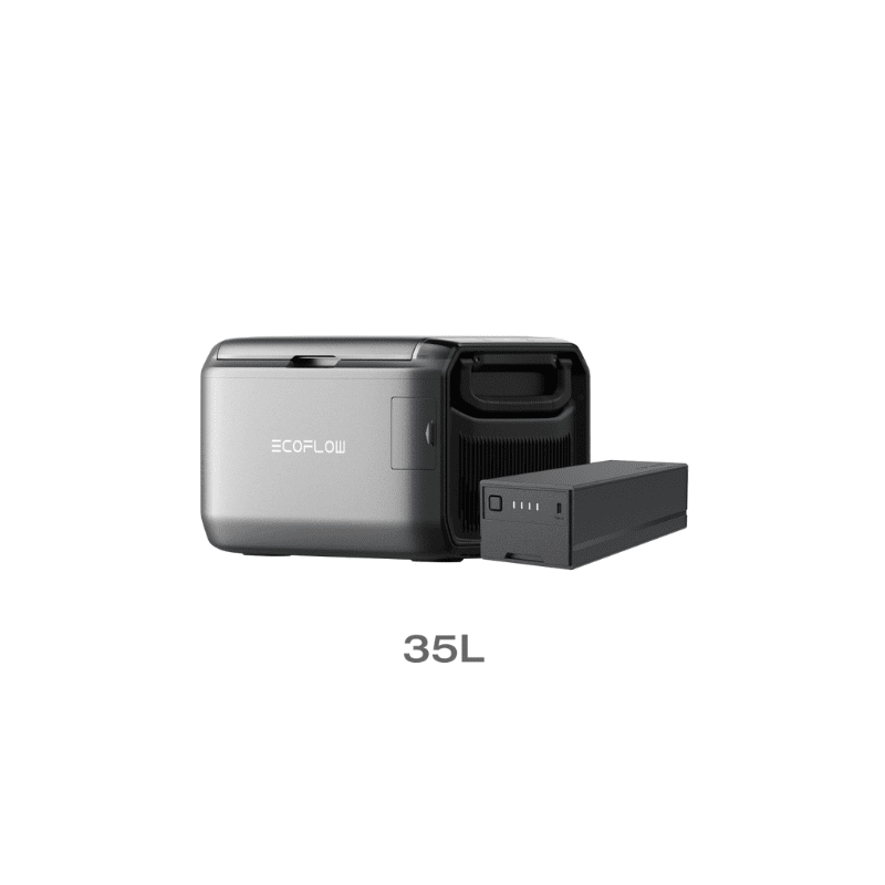 EcoFlow GLACIER Classic 3-in-1 Portable Fridge, Freezer & Battery | 35L–55L | Up to 45H Runtime | Dual-Zone Cooling | Solar + USB-C Rechargeable - ShopSolar: Complete Solar Kits + Lifetime Customer Support