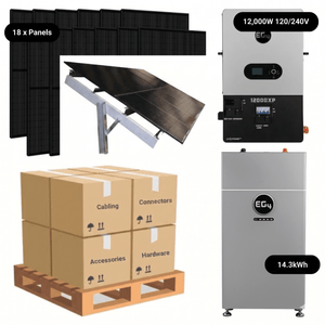 7.92kW Complete Solar Kit - EG4 12000XP Inverter - 15-16kWh Lithium Battery [PRIME MAX]