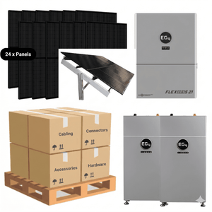 10.6kW Complete Solar Kit - EG4 FlexBoss21 Inverter - 20-32kWh Lithium Battery [SELECT MAX]