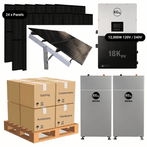 10.6kW Complete Solar Kit - EG4 18kPV Inverter - 28-32kWh Lithium Battery [PRIME PRO]