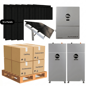 7.92kW Complete Solar Kit - EG4 FlexBoss18 Inverter - 20-32kWh Lithium Battery [SELECT PLUS]