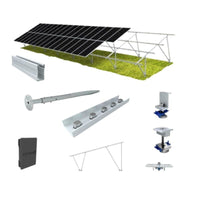 Chiko USA GroundFlex U2V Solar Panel Ground Mount Kit | Ground Screws - ShopSolar.com