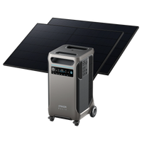 Anker SOLIX F3800 - 3,840Wh / 6,000W Solar Power Station | 120/240V + Choose Your Custom Bundle | Complete Solar Kit