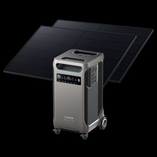 Anker SOLIX F3800 - 3,840Wh / 6,000W Solar Power Station | 120/240V + Choose Your Custom Bundle | Complete Solar Kit