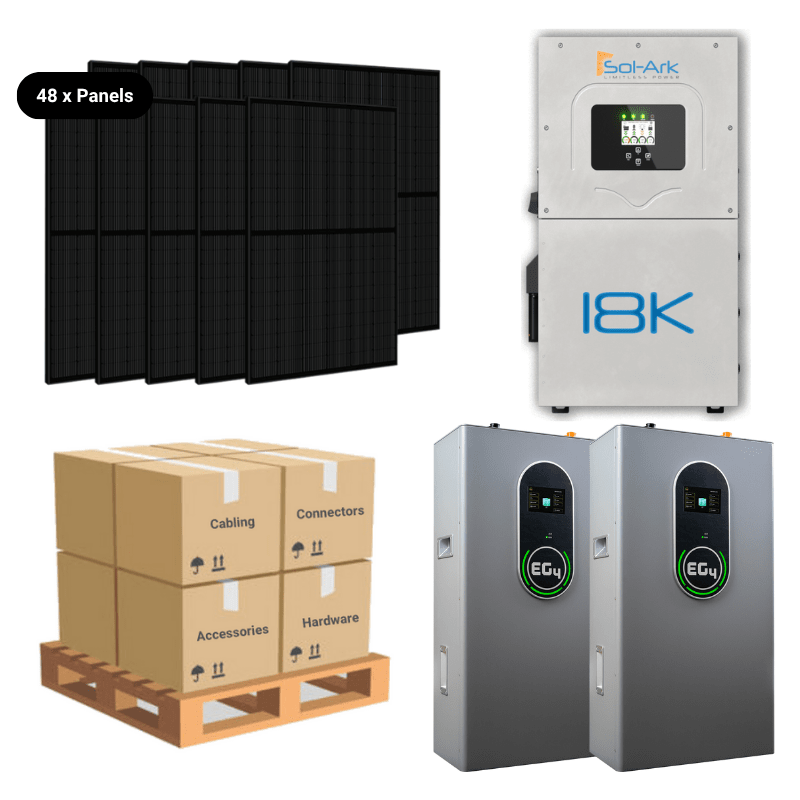 2 x EG4 WallMount INDOOR [28.6kWh] - Budget-Friendly / I’ll Handle My Own Racking