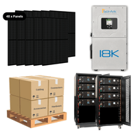 19.68kW Complete Solar Power System - Sol-Ark 18K + [28.6kWh-40.96kWh Battery Bank] + 48 x 410W Solar Panels + Setup Schematic [HPK-PRO]