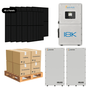 21.1kW Complete Solar Kit - Sol-Ark 18K Inverter - 28-40kWh Lithium Battery [ELITE PRO]