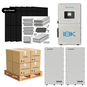 21.1kW Complete Solar Kit - Sol-Ark 18K Inverter - 28-40kWh Lithium Battery [ELITE PRO]