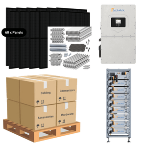 30kW Complete Solar Kit - Sol-Ark 30K Inverter - 40kWh Sol-Ark L3 Lithium Battery - High-Voltage - HVK-PLUS - ShopSolar: Complete Solar Kits + Lifetime Customer Support
