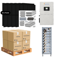 30kW Complete Solar Power System + Sol-Ark 30K Inverter + 40kWh Lithium Battery + 60 x 415W Solar Panels + Roof/Ground/Ballast Mount Options + Setup Diagram [HVK-PLUS] - ShopSolar: Complete Solar Kits + Lifetime Customer Support