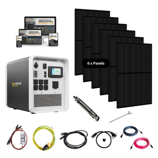 Hysolis [Apollo 5K] 120V Solar Kits - 5,376Wh / 3,000W Solar Power Station + Choose Your Custom Bundle | Complete Solar Kit - ShopSolar.com