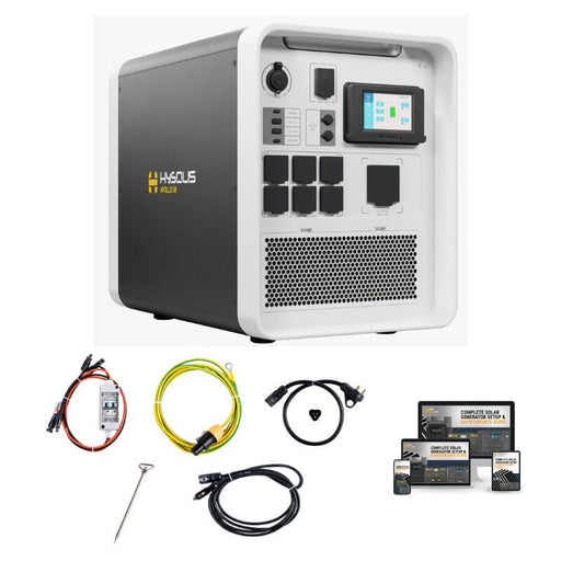 Hysolis [Apollo 5K] 120V Solar Kits - 5,376Wh / 3,000W Solar Power Station + Choose Your Custom Bundle | Complete Solar Kit - ShopSolar.com