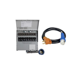 Anker SOLIX F3800 Transfer Switch - 120V/240V / 50-Amp / 10-Circuit Transfer Switch + Cables | Connect Up to 2 Units - ShopSolar.com