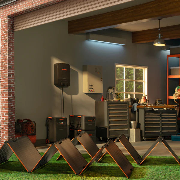 Jackery Explorer 5000 PLUS Solar Generator Kits | 5kWh–60kWh | 7,200W–14,400W Output | 120V/240V Dual Voltage | 0ms UPS | 5-Year Warranty - ShopSolar: Complete Solar Kits + Lifetime Customer Support
