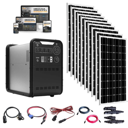 Hysolis MPS3K 4,500Wh / 3,000W Portable Power Station Setup + Choose Your Custom Bundle Option | Complete Solar Kit - ShopSolar.com