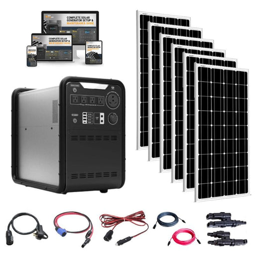 Offgridsolargenerators - Offgridsolargenerators Portable Solar Generator  Plug N Play Kit
