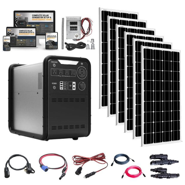 Hysolis MPS3K 4,500Wh / 3,000W Portable Power Station Setup + Choose Your Custom Bundle Option | Complete Solar Kit - ShopSolar.com