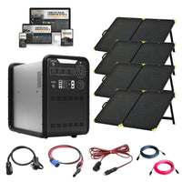 Hysolis MPS3K 4,500Wh / 3,000W Portable Power Station Setup + Choose Your Custom Bundle Option | Complete Solar Kit - ShopSolar.com