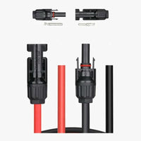 Hysolis One Pair (Black & Red) 20 ft. MC4 PV Cable - ShopSolar.com