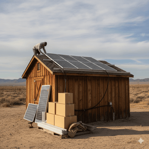 4.1kW Complete Solar Power System - 6,000W 120/240V [10.28kWh-14.3kWh Lithium Battery Bank] + 10 x 410W Mono Solar Panels + Setup Diagram [OGK-PLUS] - ShopSolar: Complete Solar Kits + Lifetime Customer Support