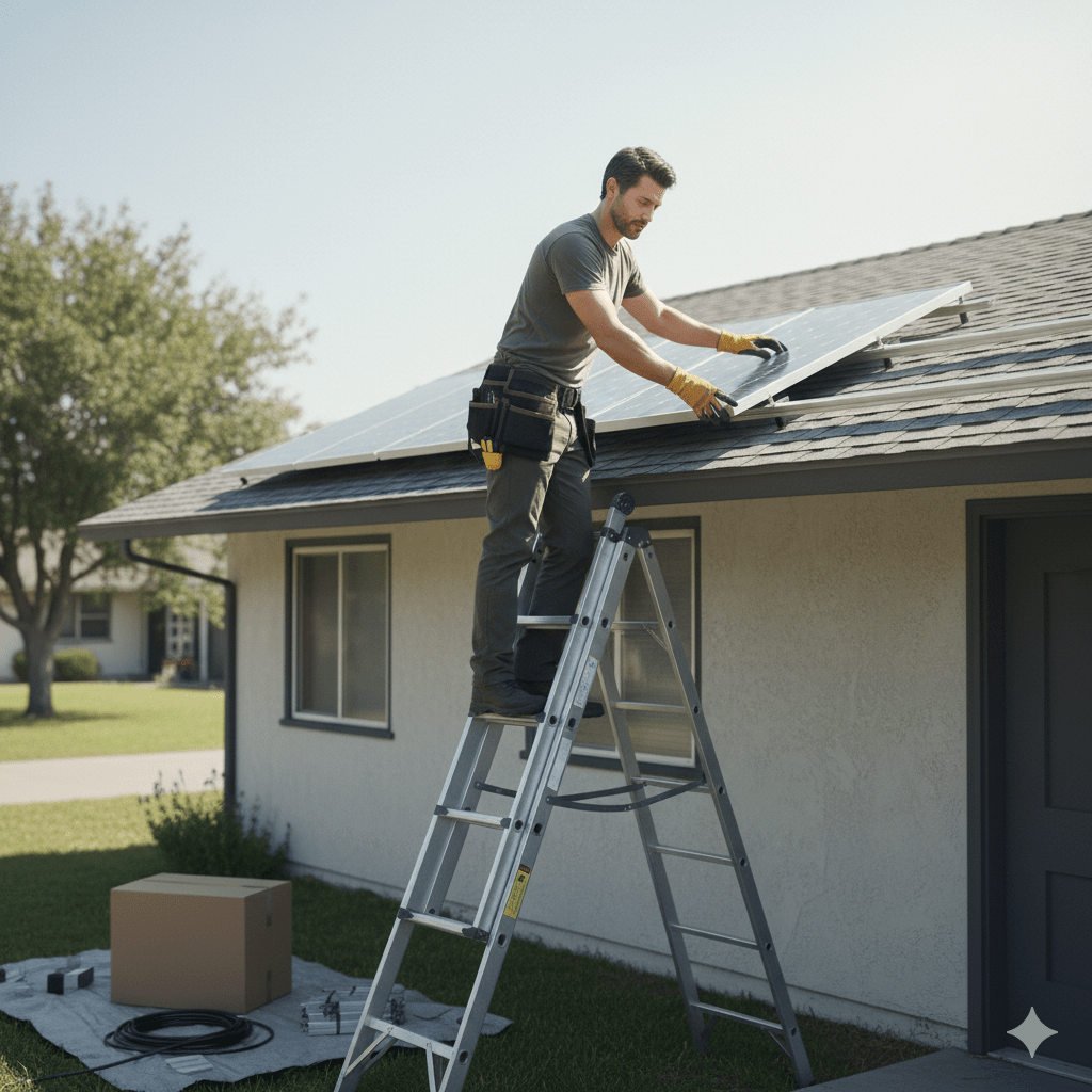 4.1kW Complete Solar Power System - 6,000W 120/240V [10.28kWh-14.3kWh Lithium Battery Bank] + 10 x 410W Mono Solar Panels + Setup Diagram [OGK-PLUS] - ShopSolar: Complete Solar Kits + Lifetime Customer Support