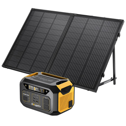 BougeRV Flash300 Fast Charging 286Wh / 600W Power Station + Choose Your Custom Bundle | Solar Generator Kit - ShopSolar.com