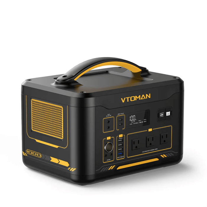 VTOMAN Jump 1000 Portable Power Station 1,408Wh / 1,000W Solar Generator  | 2-Year Warranty - ShopSolar.com