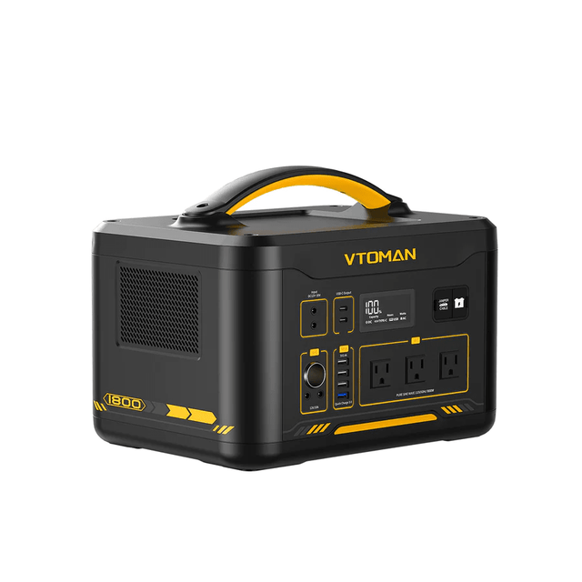 VTOMAN Jump 1800 Portable Power Station 1548Wh / 1800W Solar Generator | 2-Year Warranty - ShopSolar.com