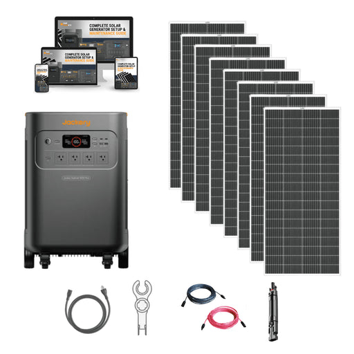 Jackery Explorer 5000 PLUS Solar Generator Kits | 5kWh–60kWh | 7,200W–14,400W Output | 120V/240V Dual Voltage | 0ms UPS | 5-Year Warranty - ShopSolar: Complete Solar Kits + Lifetime Customer Support