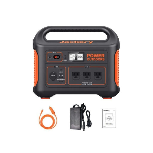 Jackery Explorer 880 Portable Power Station 1000W / 880Wh Lithium Solar Generator - ShopSolarKits.com