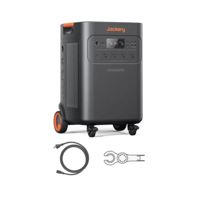 Jackery Explorer 5000 PLUS Solar Generator Kits | 5kWh–60kWh | 7,200W–14,400W Output | 120V/240V Dual Voltage | 0ms UPS | 5-Year Warranty - ShopSolar: Complete Solar Kits + Lifetime Customer Support