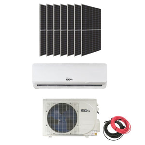 EG4 12k Hybrid Mini Split Solar Kit | 12,000 BTU | 2,225W - 2,730W Solar | Choose Your Bundle | 5-Year Warranty