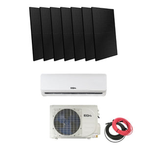 EG4 24k Hybrid Mini Split Solar Kit | 24,000 BTU | R32 Refrigerant | Choose Your Bundle | 5-Year Warranty
