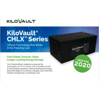 KiloVault 3600 HLX 3600Wh 12V 300Ah Lithium Ferro Phosphate Solar Battery - ShopSolar.com