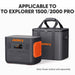 Jackery Carrying Case Bag (L Size) for Explorer 1500/2000 Pro in Black (Power Station Not Included) - ShopSolar.com