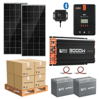 2 x 100ah Lithium [2.56KWH] / 2 x 200W Rigid Solar Panels
