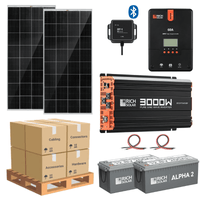 Complete Solar Panel Kit - 3,000W Pure Sine Wave Inverter + [12V Battery Bank] + 2 x 200W Mono Solar Panels | Off-Grid, Mobile, Backup [LPK-PLUS] - ShopSolar: Complete Solar Kits + Lifetime Customer Support