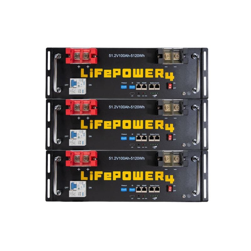 EG4 LifePower4 [V2] 48V 100AH Lithium Battery | 5.12kWh Server Rack Battery | UL Listed | Best Seller - ShopSolar.com