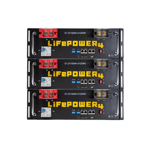 EG4 LifePower4 [V2] 48V 100AH Lithium Battery | 5.12kWh Server Rack Battery | UL Listed | Best Seller - ShopSolar.com