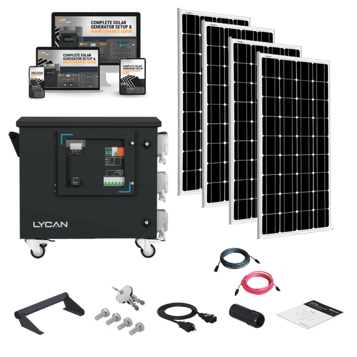 Renogy Lycan Power Box 5000 | 4,800wH / 3,500W Portable Power Station +  Choose Your Custom Bundle | Complete Solar Generator Kit