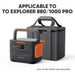 Jackery Carrying Case Bag (M Size) for Explorer 880/1000 Pro - Black (Power Station Not Included) - ShopSolar.com