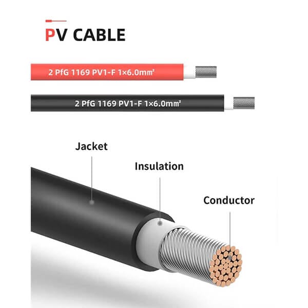 BougeRV Solar Extension Cable with Extra Free Connectors(xx FT Red+xx FT Black) - ShopSolar.com